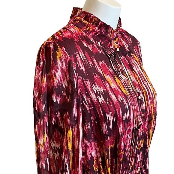 House of Harlow 1960 REVOLVE NWT long sleeve boho mini dress size 8 - Picture 8 of 16